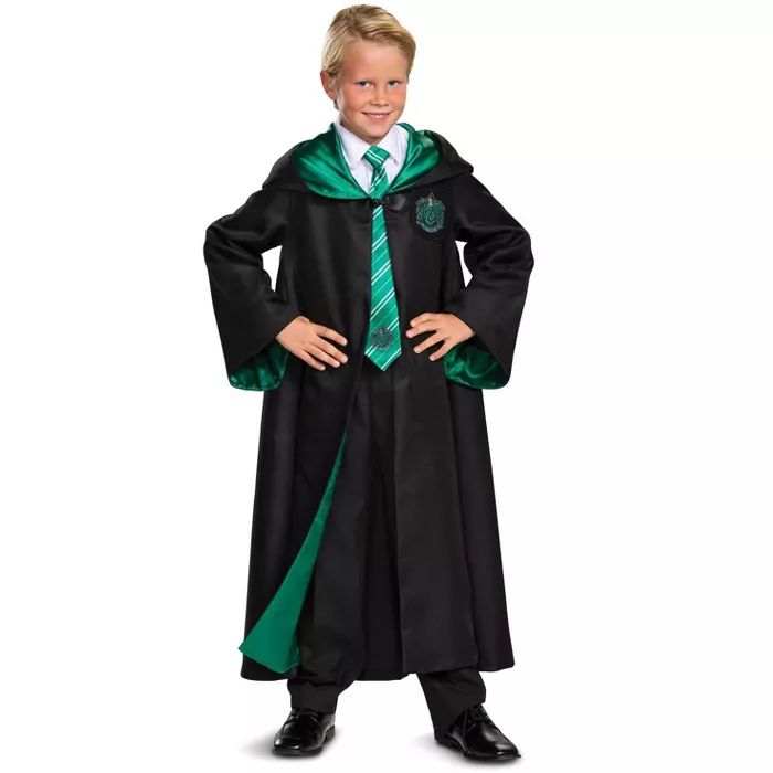 Harry Potter Slytherin Robe Prestige Child Costume | Target