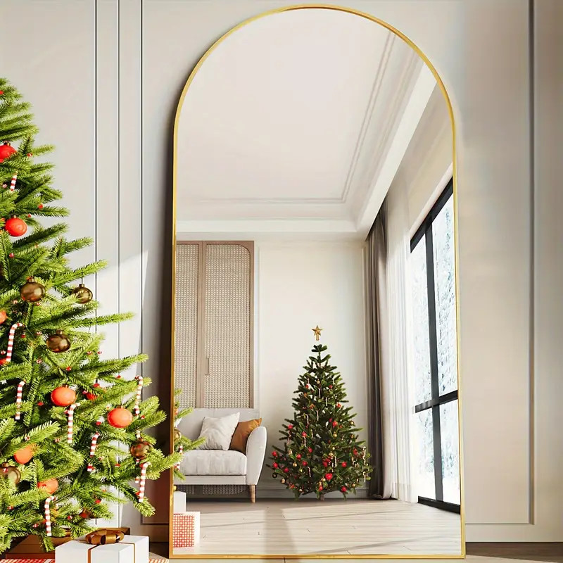 Local warehouse[Oversized Arched Full Body Mirror] Full Length Mirror, Oversized Arched Floor Mir... | Temu Affiliate Program