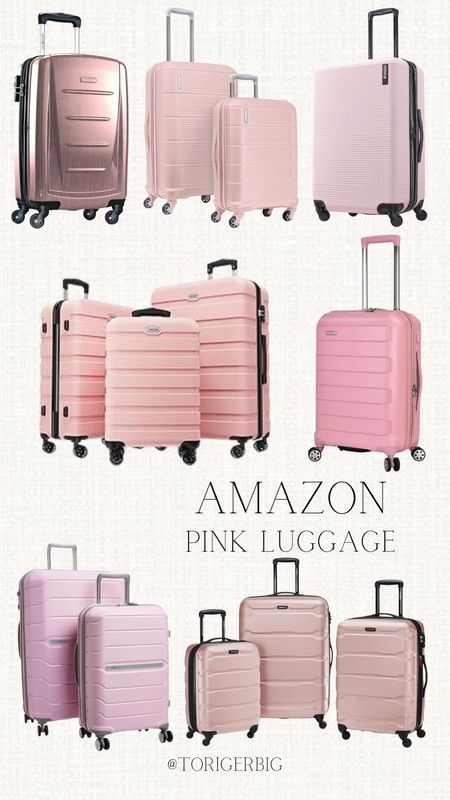 Pink luggage from Amazon!

Travel, pink luggage, pink suitcases, luggage set

#LTKtravel