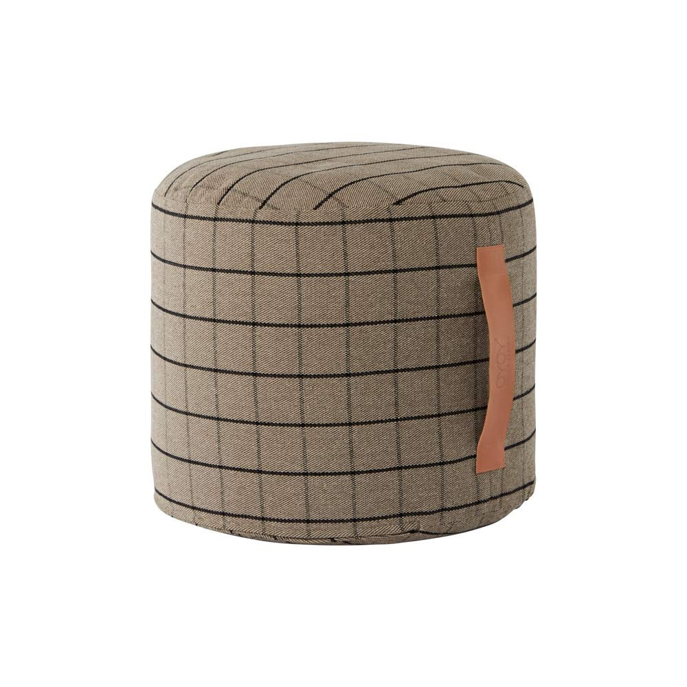 Grid Pouf in Clay | Burke Decor