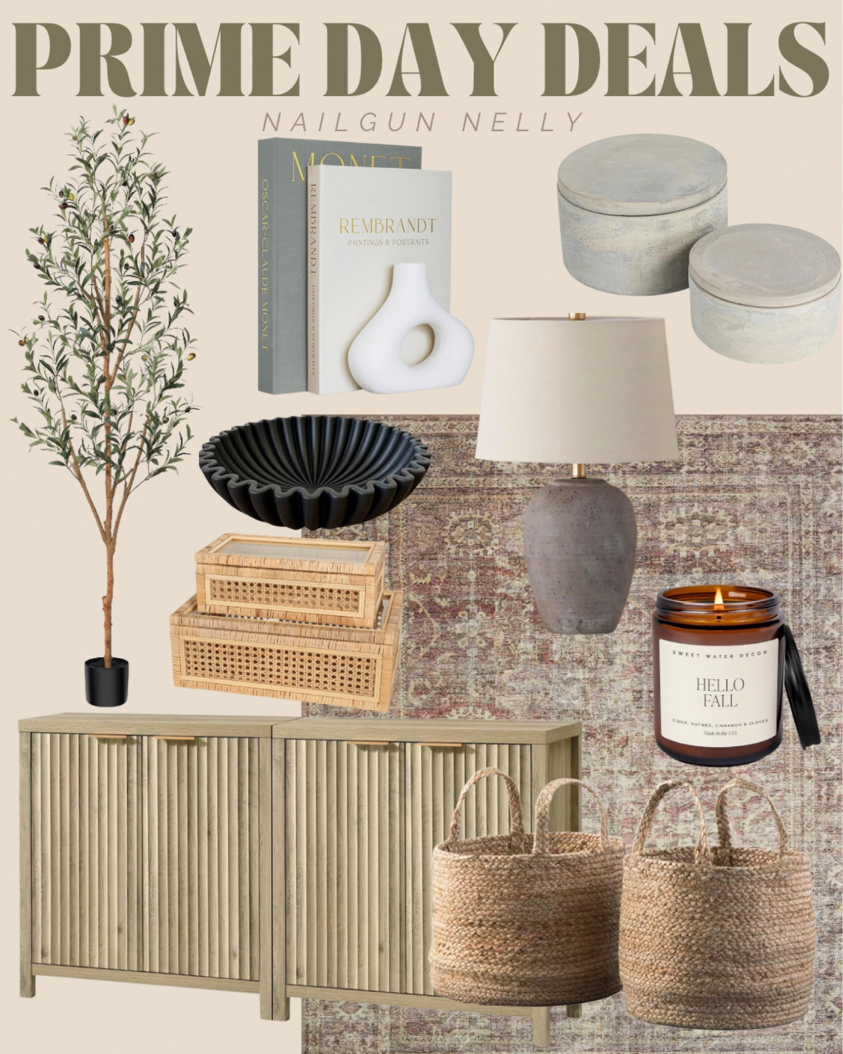 Amazon prime day decor finds! 


Neutral modern home, cabinet, decorative bowl, baskets, faux tree, affordable home, rug, decorative containers, coffee table books, affordable home 

#LTKxPrimeDay #LTKSaleAlert #LTKHome