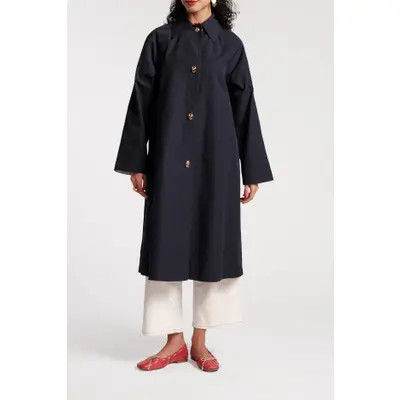 Frances Valentine Spiffy Trench in Navy at Nordstrom, Size Large | Nordstrom