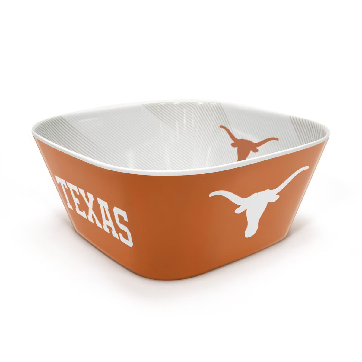 NCAA Texas Longhorns Serving Bowl: Melamine Rounded Square Dish, 15 Volume Capacity | Target