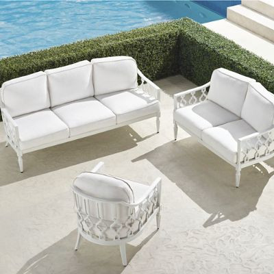 Avery 3-pc. Sofa Set in White Finish | Frontgate | Frontgate