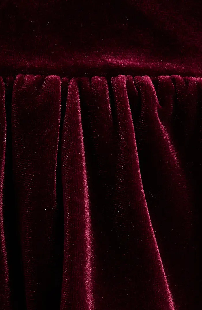 Velvet Fit & Flare Dress | Nordstrom