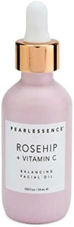 Pearlessence Rosehip Balancing Facial Oil + Rosehip Fruit Oil & Vitamin C | Daily Hydration to He... | Amazon (US)
