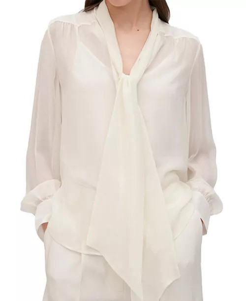 Bow Tie Silk Jasmine Blouse | Bloomingdale's (AU)