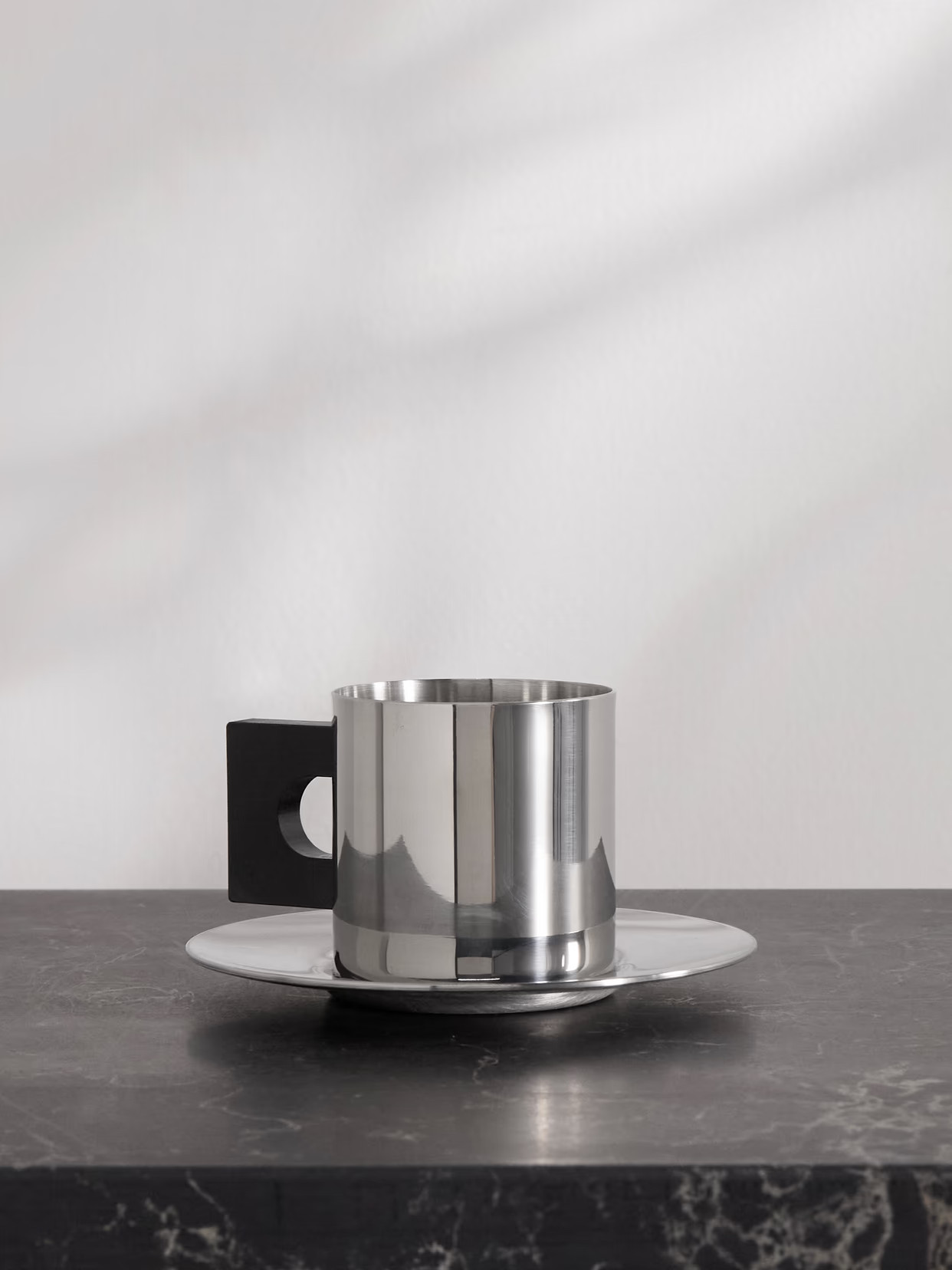 LOUISE ROE - + Sophia Roe S.r. Collection Stainless Steel Cup And Saucer Set - Silver - One size | NET-A-PORTER APAC