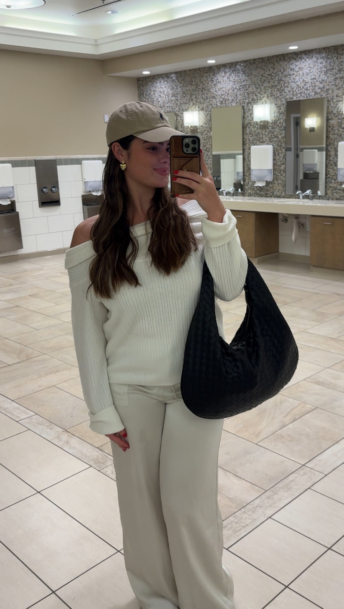 these pants have been a favorite while pregnant! I’ve had a pair for years, just bought another, so worth it! shoes are sambas, linked those too! Bag is sold out from Abercrombie 

#LTKStyleTip #LTKFindsUnder50 #LTKBump