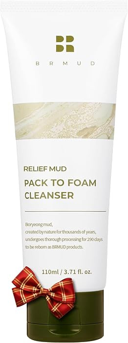 BRMUD Relief Mud Pack to Foam Cleanser - 2-in-1 Purifying & Hydrating Korean Foaming Clay Mask Fa... | Amazon (US)