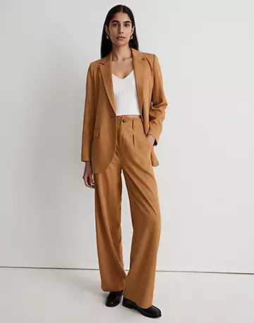 Drapeweave Neale Straight-Leg Pants | Madewell