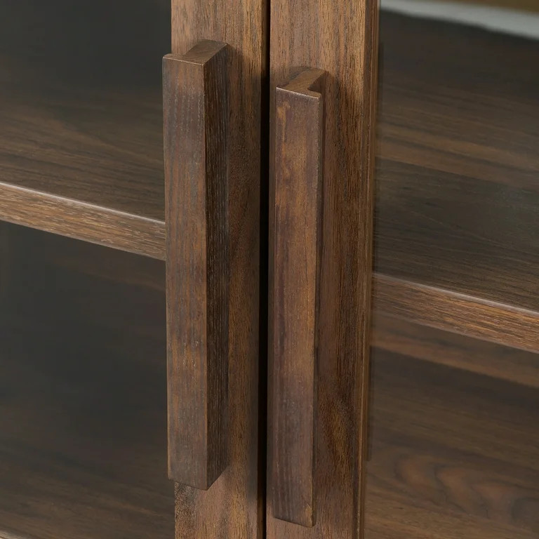 Better Homes & Gardens Juliet Arc TV Stand, Walnut | Walmart (US)