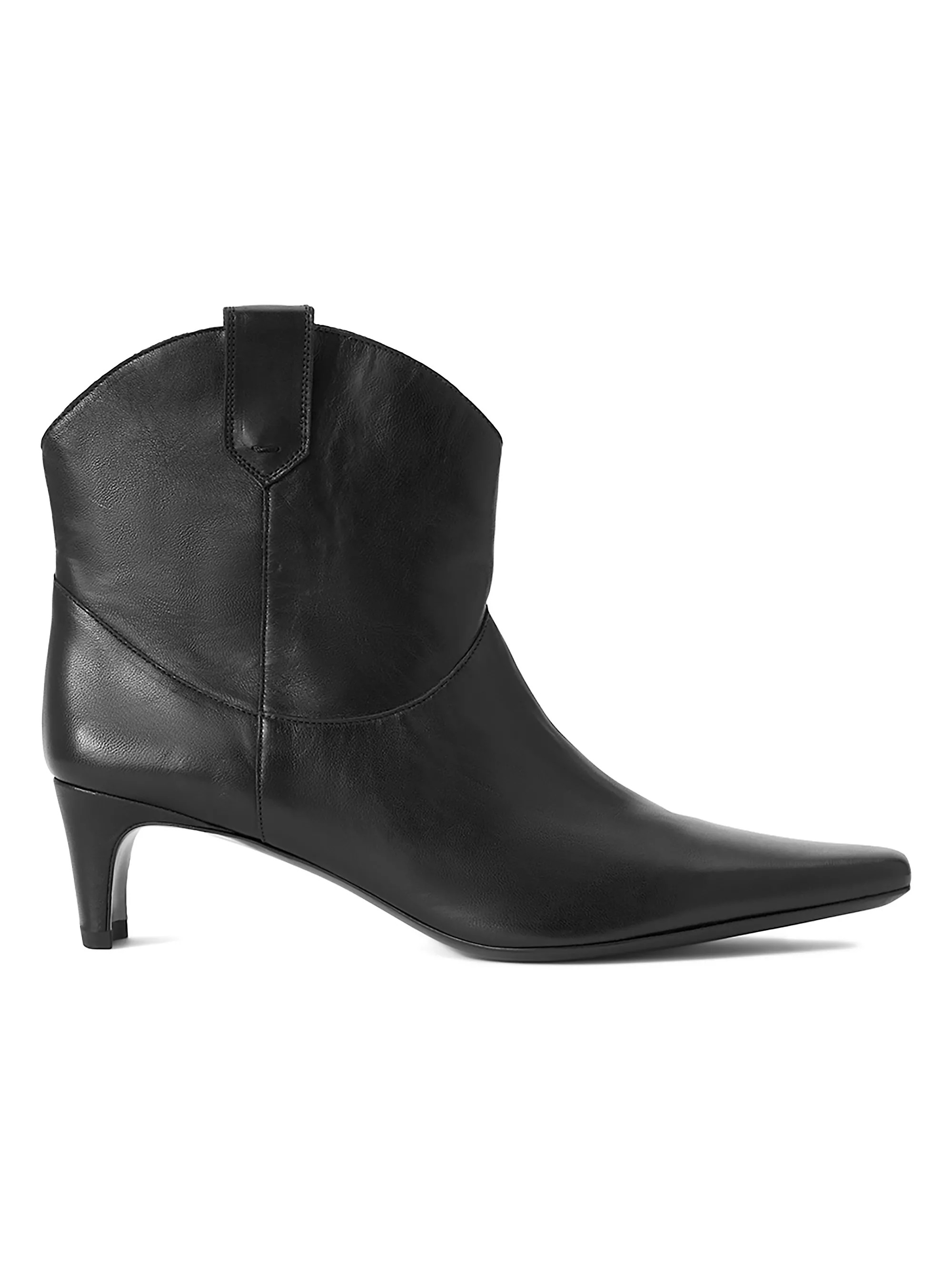 StaudWally 45MM Leather Western Ankle Boots | Saks Fifth Avenue