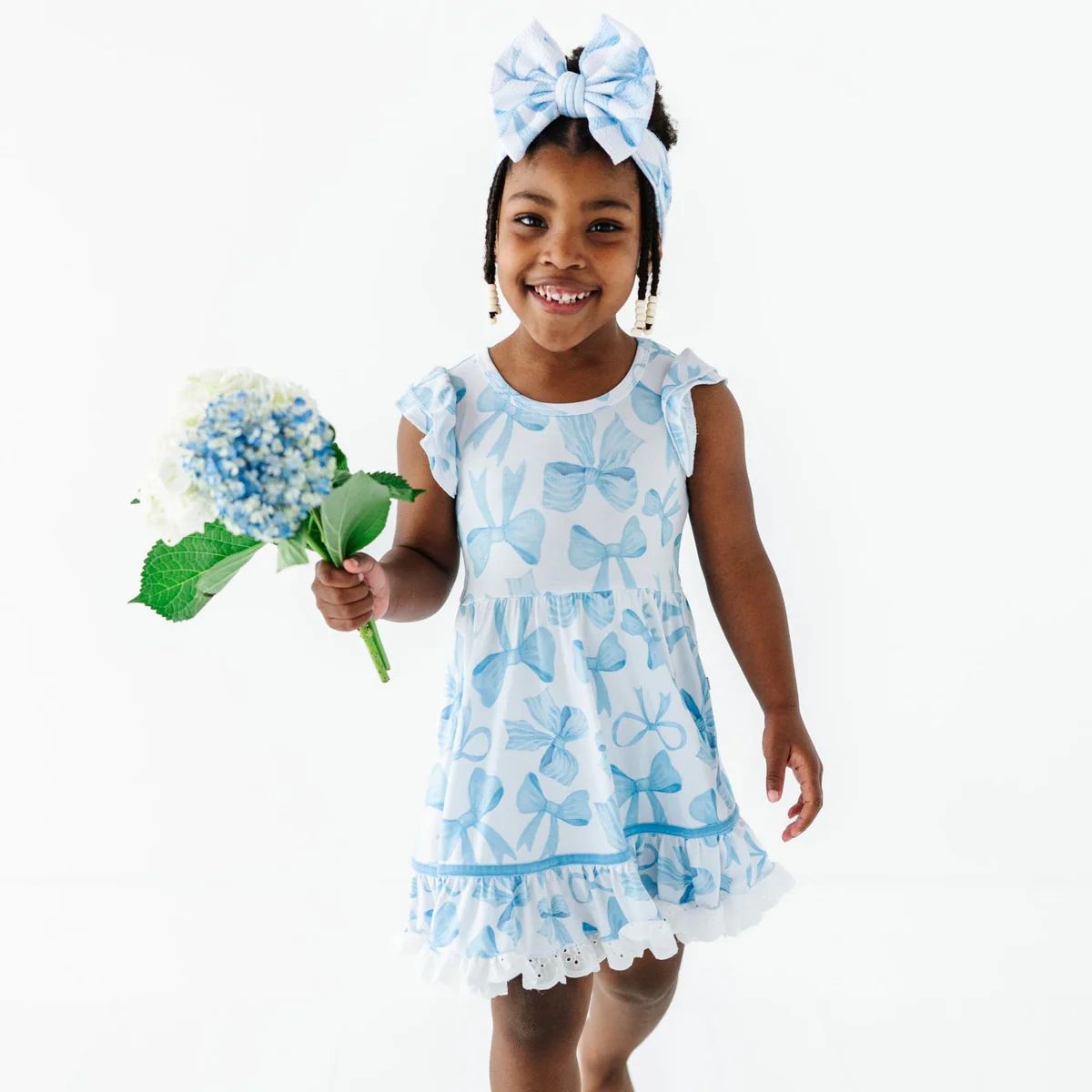 Bow Sweet Bow Girls Party Dress | Bums & Roses