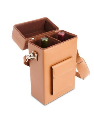 ROYCE New York Leather Double Wine Carrying Case   | Bloomingdale's Dining & Entertaining Bar & W... | Bloomingdale's (US)