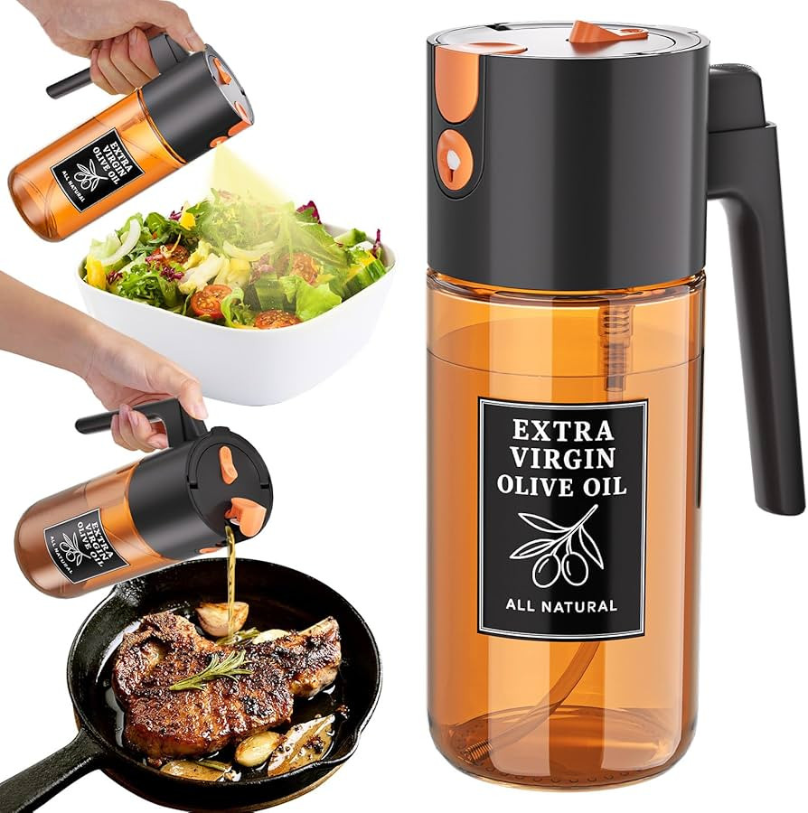 Premium Olive Oil Sprayer for Cooking - Fine Mist Oil Mister, Leak Free Oil Dispenser for Air Fry... | Amazon (US)