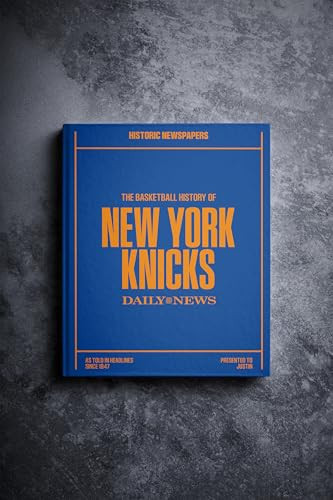 Signature gifts New York Basketball Newspaper History Book - Personalized A3 Large Deluxe Hardcover - NY Knicks Basketbal Fan - Keepsake Gift - AME Printed on the Front Cover (Knicks) | Amazon (US)