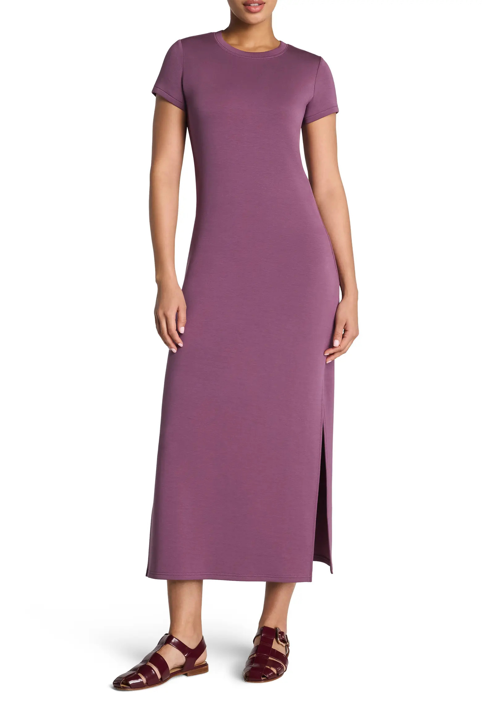 AirEssentials Stripe Side Slit Maxi Dress (Women) | Nordstrom | Nordstrom