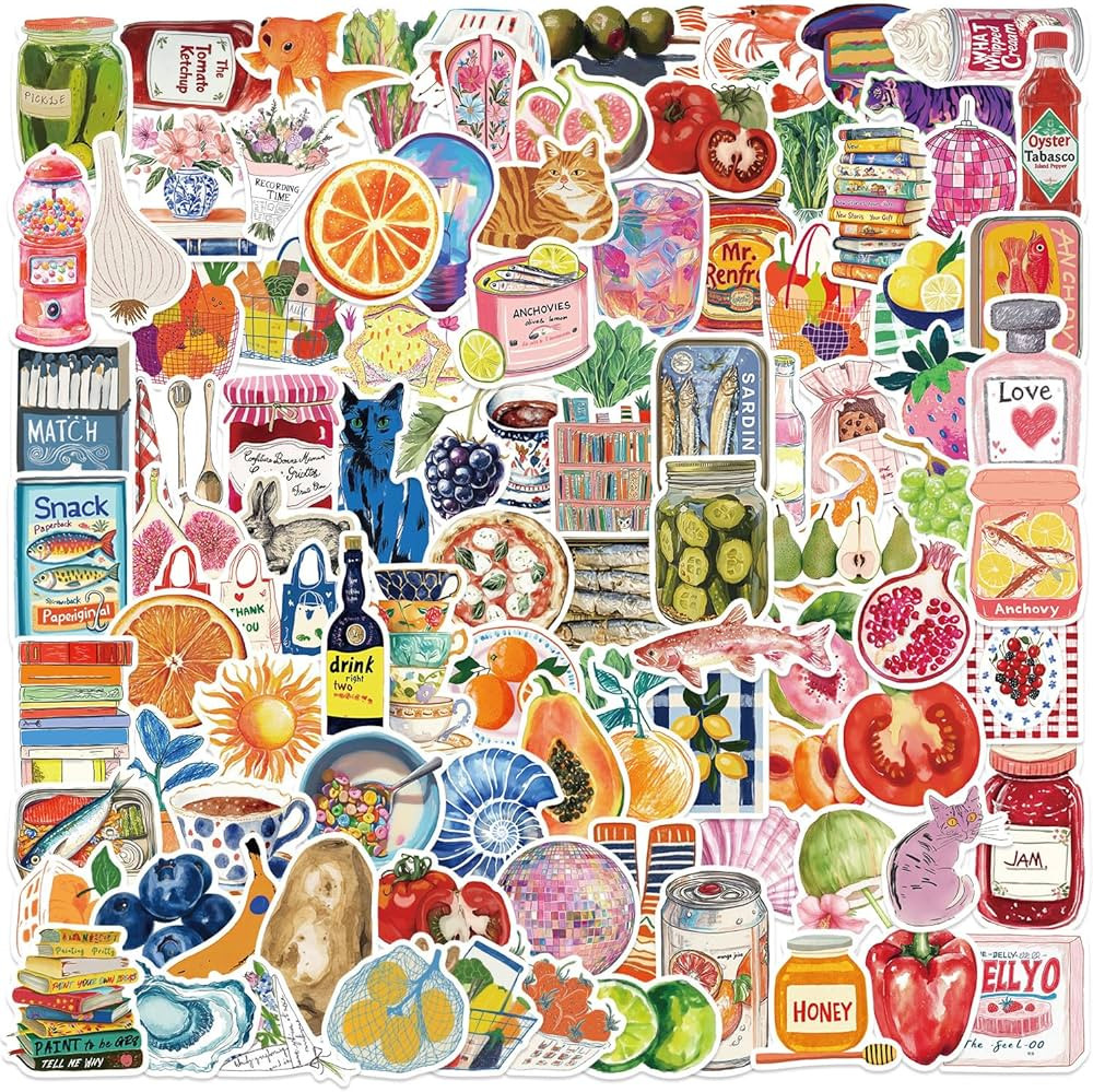 100PCS Aesthetic Girly Stickers Pack with Pink Graffiti Disco Ball Designs for Laptop Water Bottl... | Amazon (US)