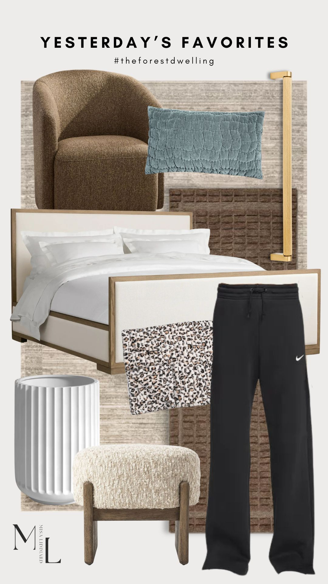 Yesterday's faves! The Preston Swivel chair is a timeless accent piece. I have two in the color Mocha. Textured pillows add a bit of interest to your bedding. The Cozy Cloud is so good. These sweatpants are the best. I have them in a few different colors. The fit is perfection. 

 #LTKdayinmylife #LTKHome