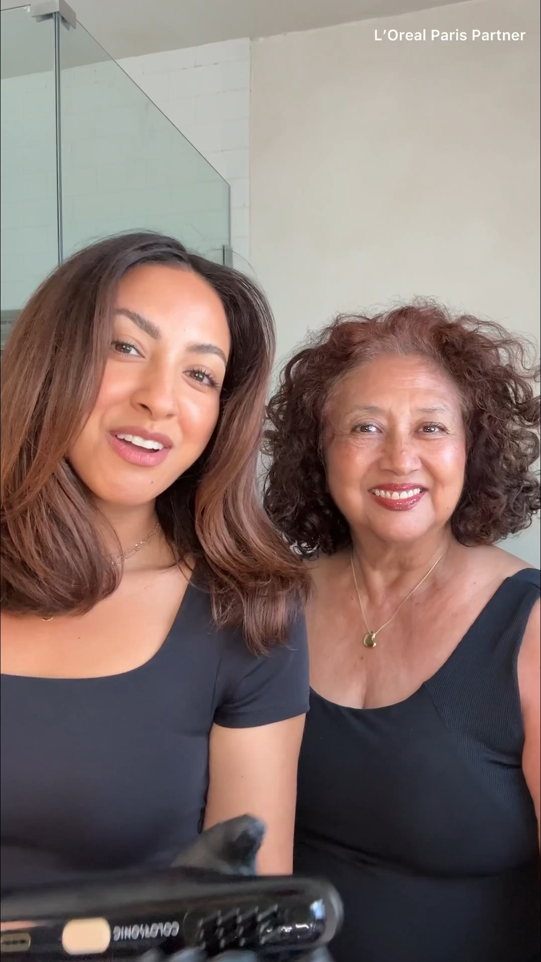 #LOrealParisPartner Who knew this would be such a bonding moment 🥹 The @lorealparisusa Colorsonic is a perfect gift to treat your mama (or yourself) this Mother’s Day. This is by far the quickest, easiest and cleanest at home hair dying kit I’ve ever used. It works on all hair types, lengths & textures (my mom has thickkk curly hair) + there are 20 shades to choose from (all ammonia, silicone & paraben free!!) — my mom used shade 2. These are 40% off right now, might just have to get one for myself! 

#LTKU #LTKSaleAlert #LTKBeauty