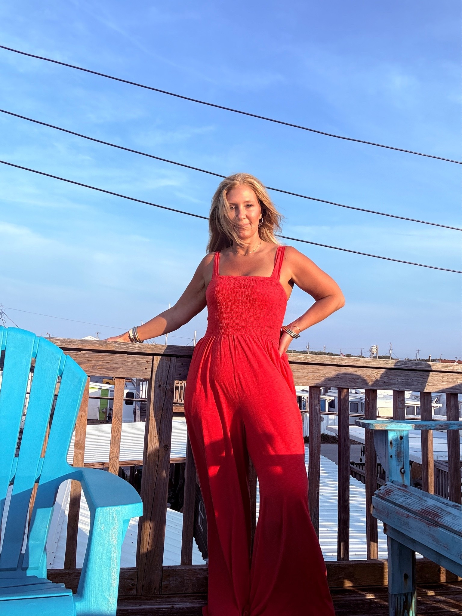 I did a medium. Perfect for dinner out after being on the beach all day. I threw a sweater over my shoulders and it was perfect.

#LTKootd #LTKSaleAlert