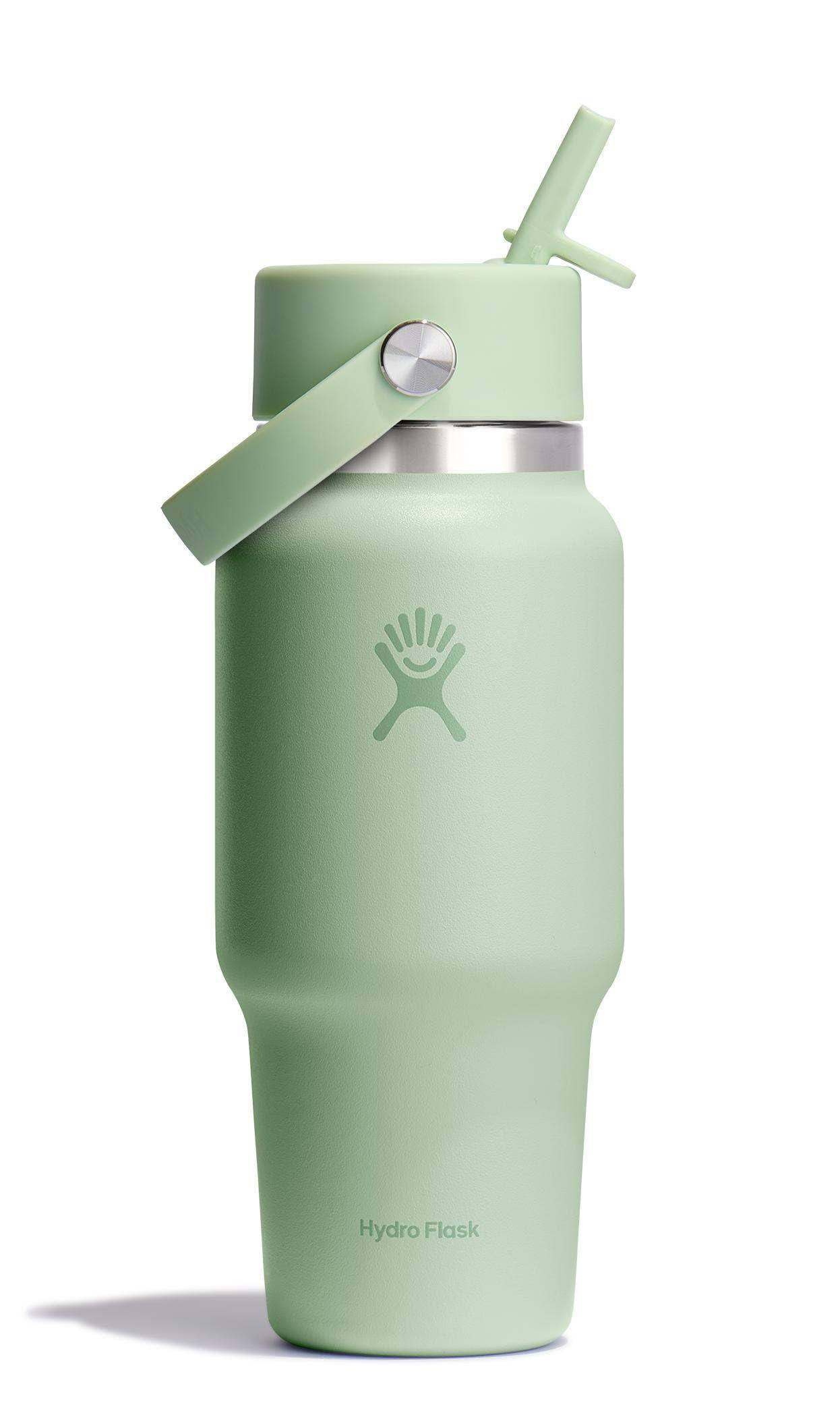 Hydro Flask 24 OZ Wide Flex Straw Travel Bottle Aloe | Amazon (US)