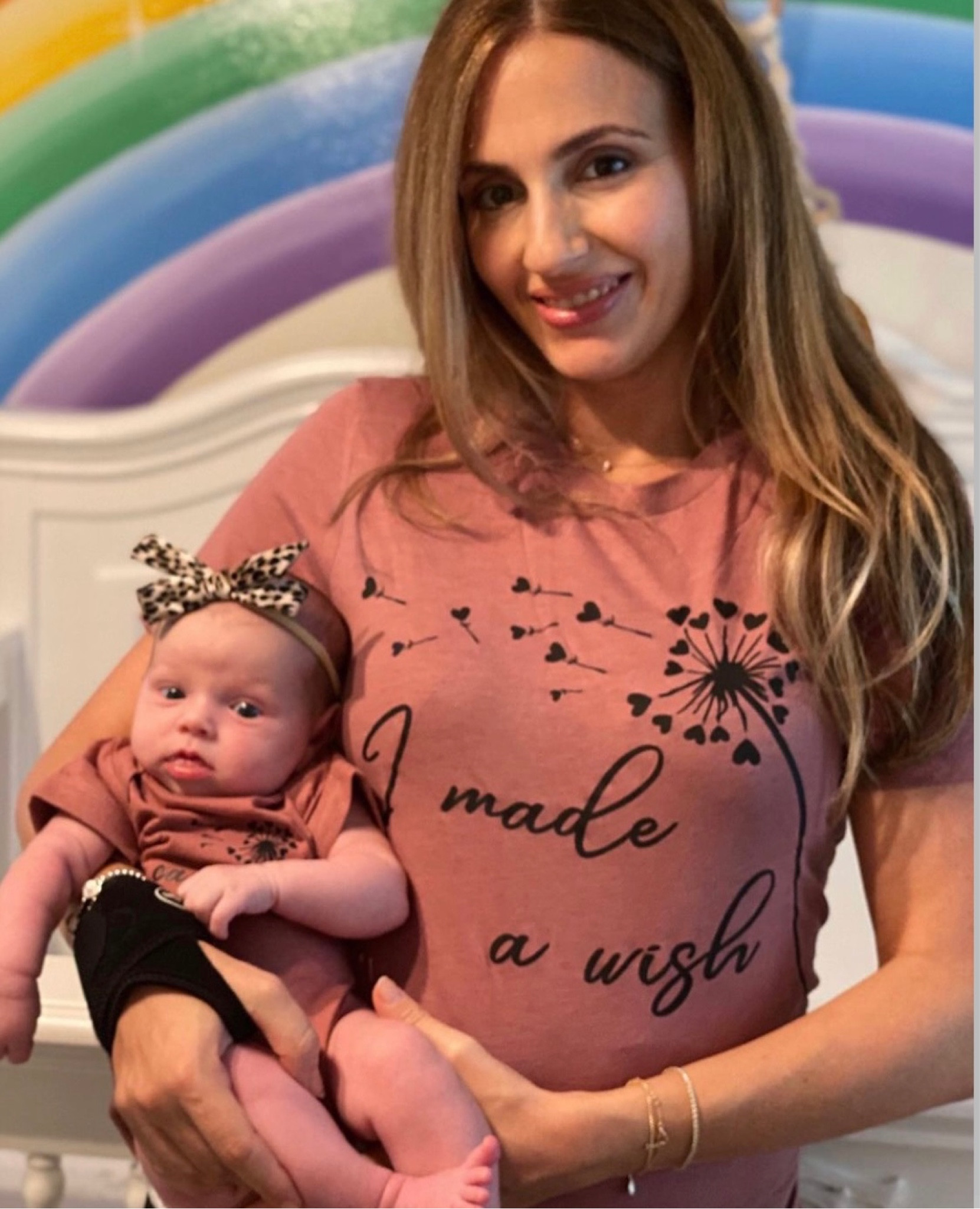 ‘Mommy & Me’ matching set , mom’s shirt says “I made a wish” child’s says “I came true” 

#LTKunder50 #LTKbaby #LTKbump