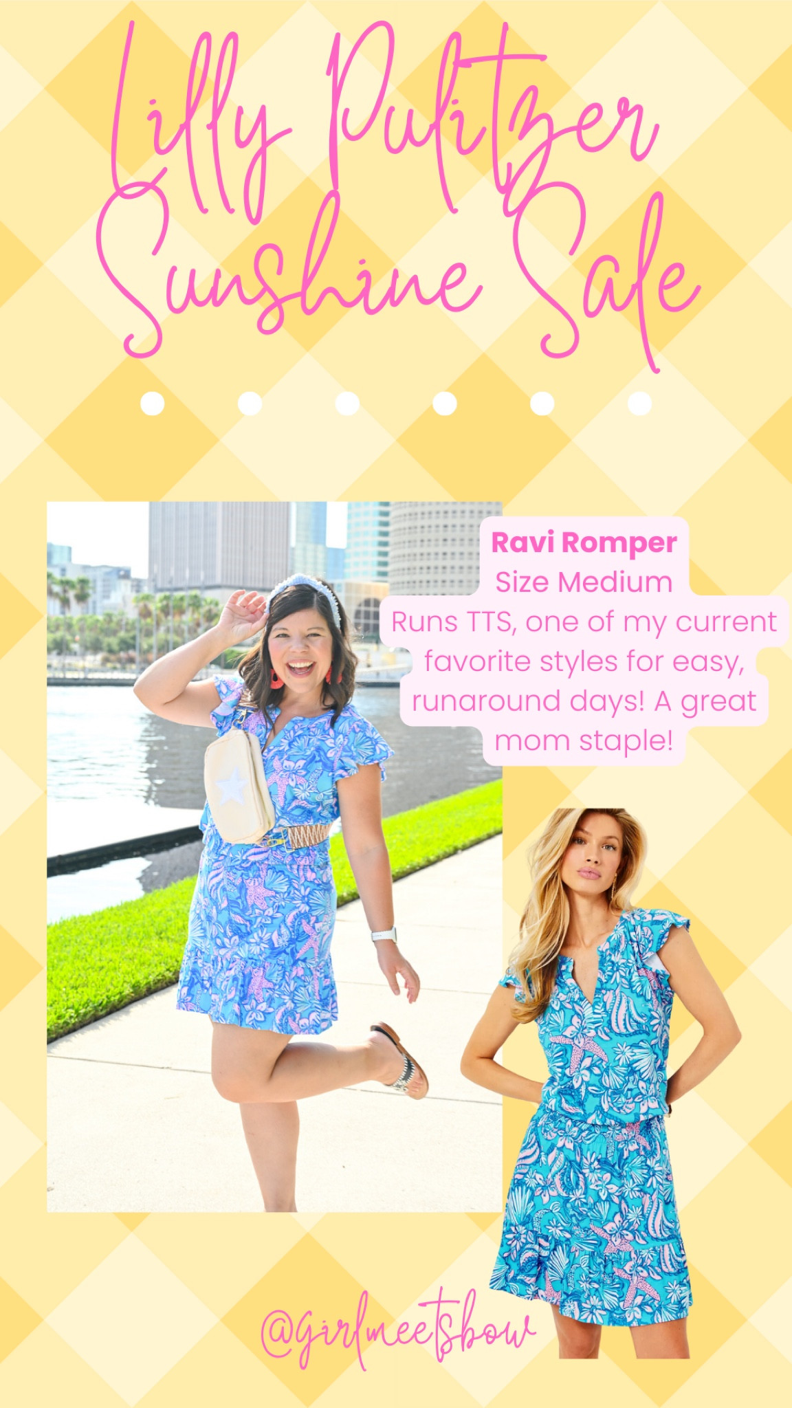 Lilly Pulitzer sunshine sale- Ravi romper. I wear a size M!

#LTKsalealert #LTKfindsunder50 #LTKfindsunder100