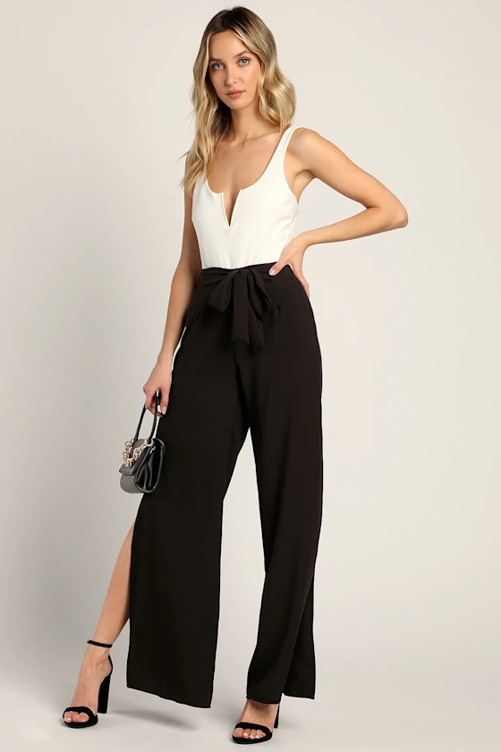 Going Places Black Wide-Leg Pants | Lulus (US)