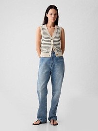 Linen-Blend Sweater Vest | Gap (CA)