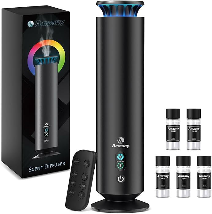 Waterless Scent Diffuser Kit,Scent Diffuser with 7 Lights and Breathing Lights Modes,Max Coverage... | Amazon (US)