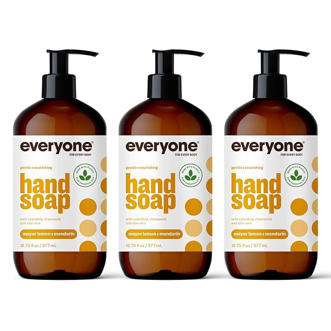 Amazon.com : Everyone Hand Soap: Meyer Lemon and Mandarin, 12.75 Ounce, 3 Count : Beauty & Person... | Amazon (US)