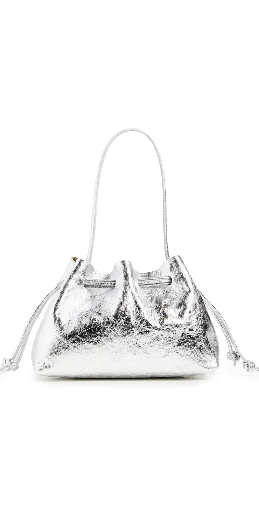 Mansur Gavriel Drawstring Pouchette Silver One Size | Shopbop