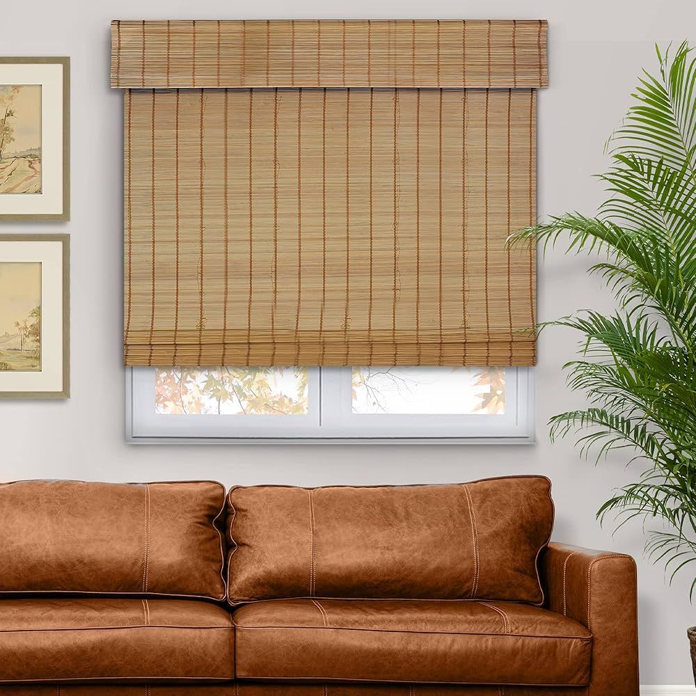 CHICOLOGY Bamboo Blinds, Bamboo Shades, Custom Bamboo Shade, Cordless Bamboo Shades, Window Shade... | Amazon (US)