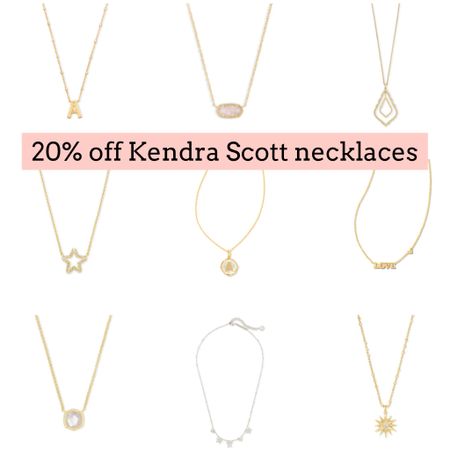 Kendra Scott necklaces 

#LTKGiftGuide #LTKunder100 #LTKsalealert