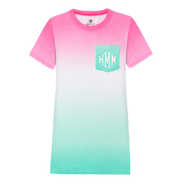 Monogrammed Tie Dye T-Shirt | Marleylilly