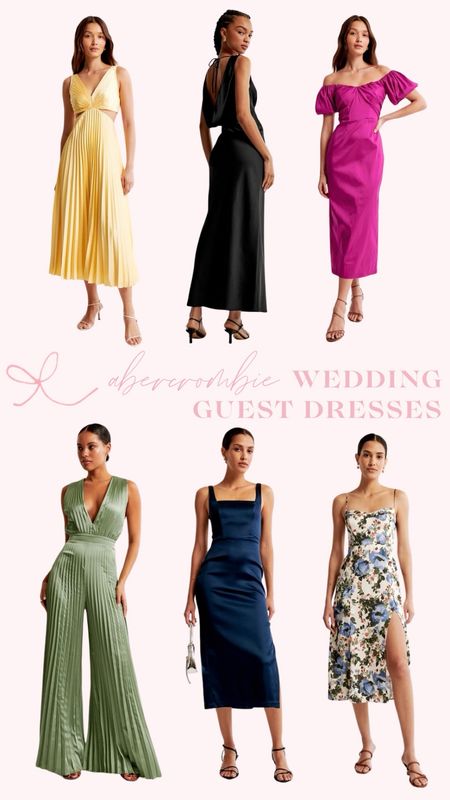 Abercrombie wedding guest dresses. Abercrombie dresses, wedding guest dresses. Event dresses 

#LTKstyletip #LTKmidsize