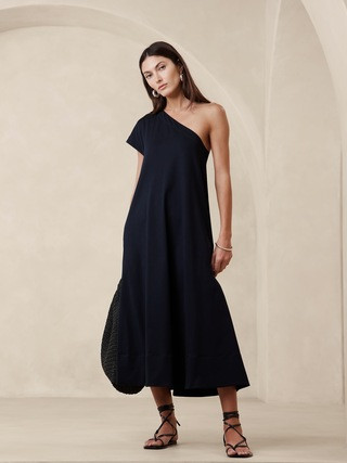 Odile One-Shoulder Knit Dress | Banana Republic (US)