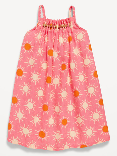 Printed Beaded Cami Dress for Toddler Girls | Old Navy (US)