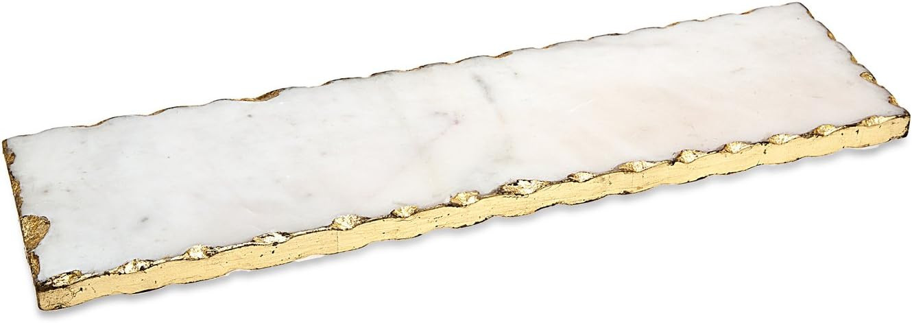 Godinger Silver Art Stone Rect Tray Gold Edge | Amazon (US)