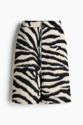 H & M - Zip-front skirt - Black | H&M (UK, MY, IN, SG, PH, TW, HK)