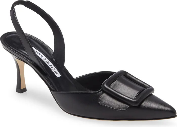 Maysli Buckle Slingback Pointed Toe Pump (Women) | Nordstrom