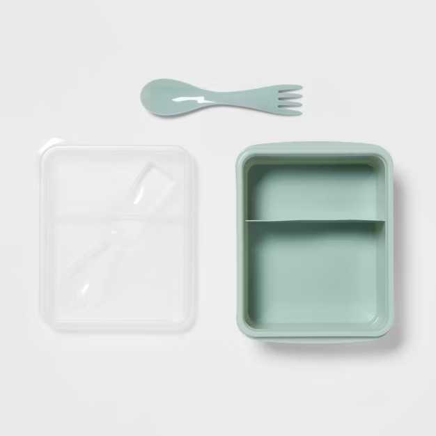 Plastic Bento Box with Utensil - Room Essentials™ | Target