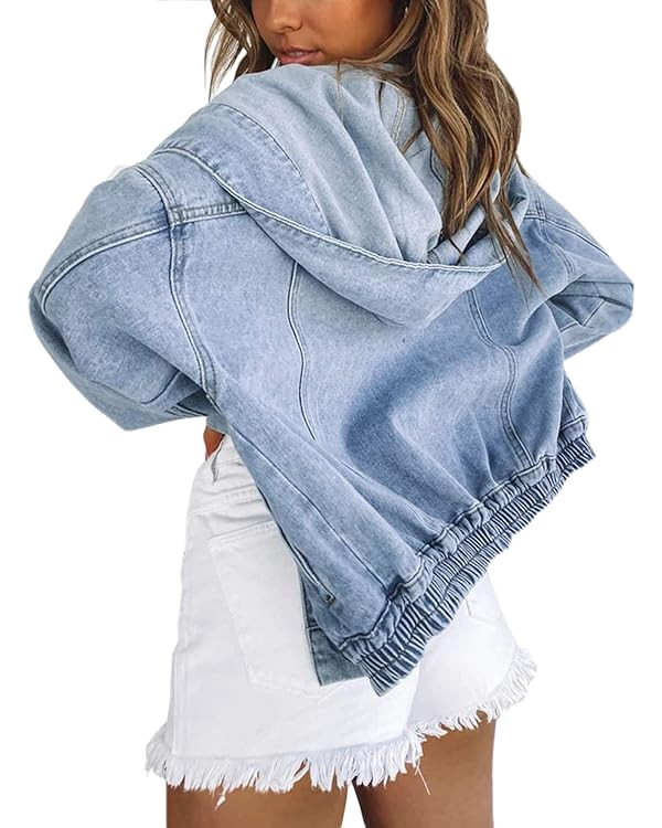 Women's Oversized Denim Jacket | Amazon (US)