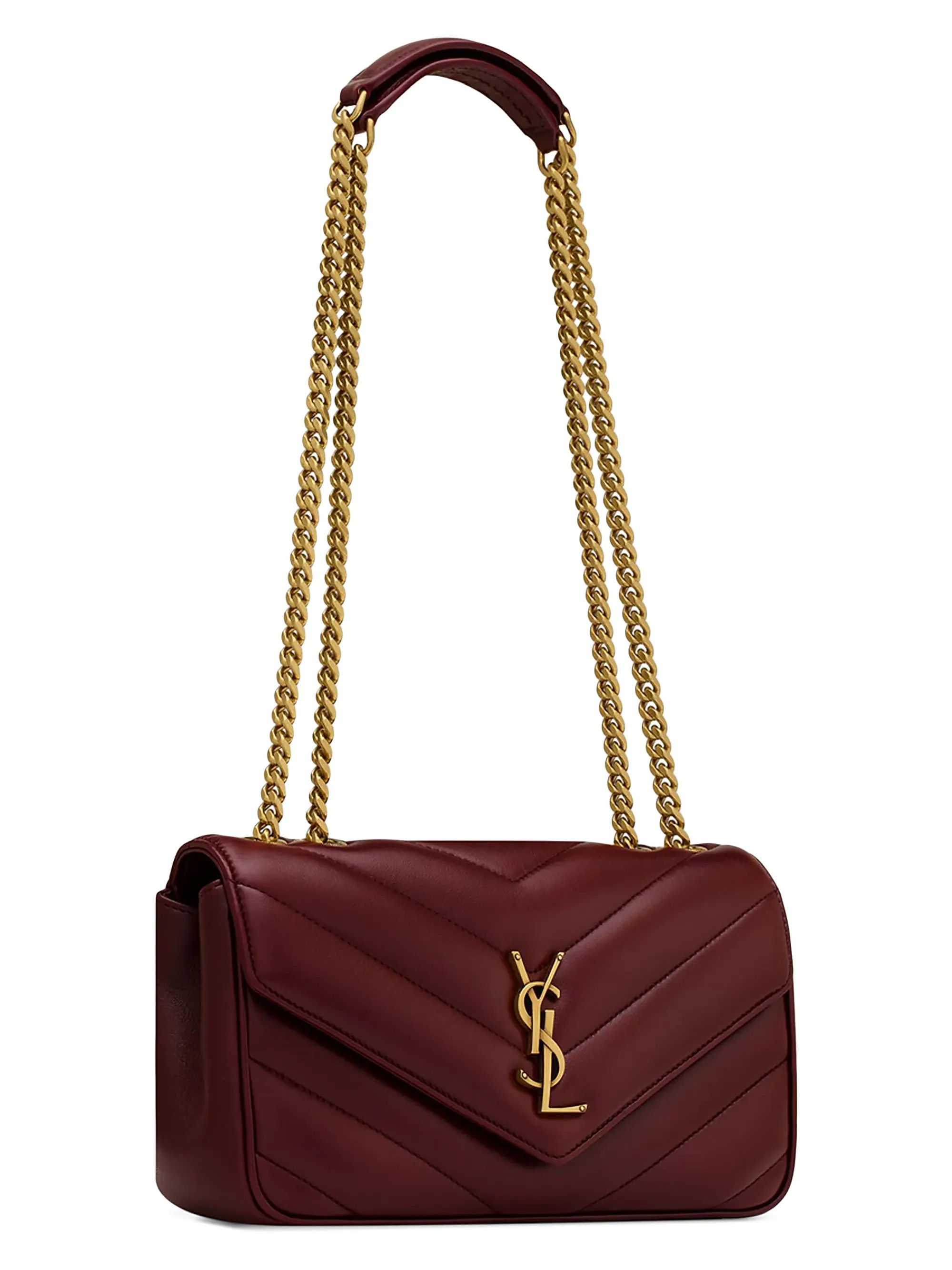 Saint Laurent Loulou Small Shoulder Bag in Lambskin Leather | Saks Fifth Avenue | Saks Fifth Avenue