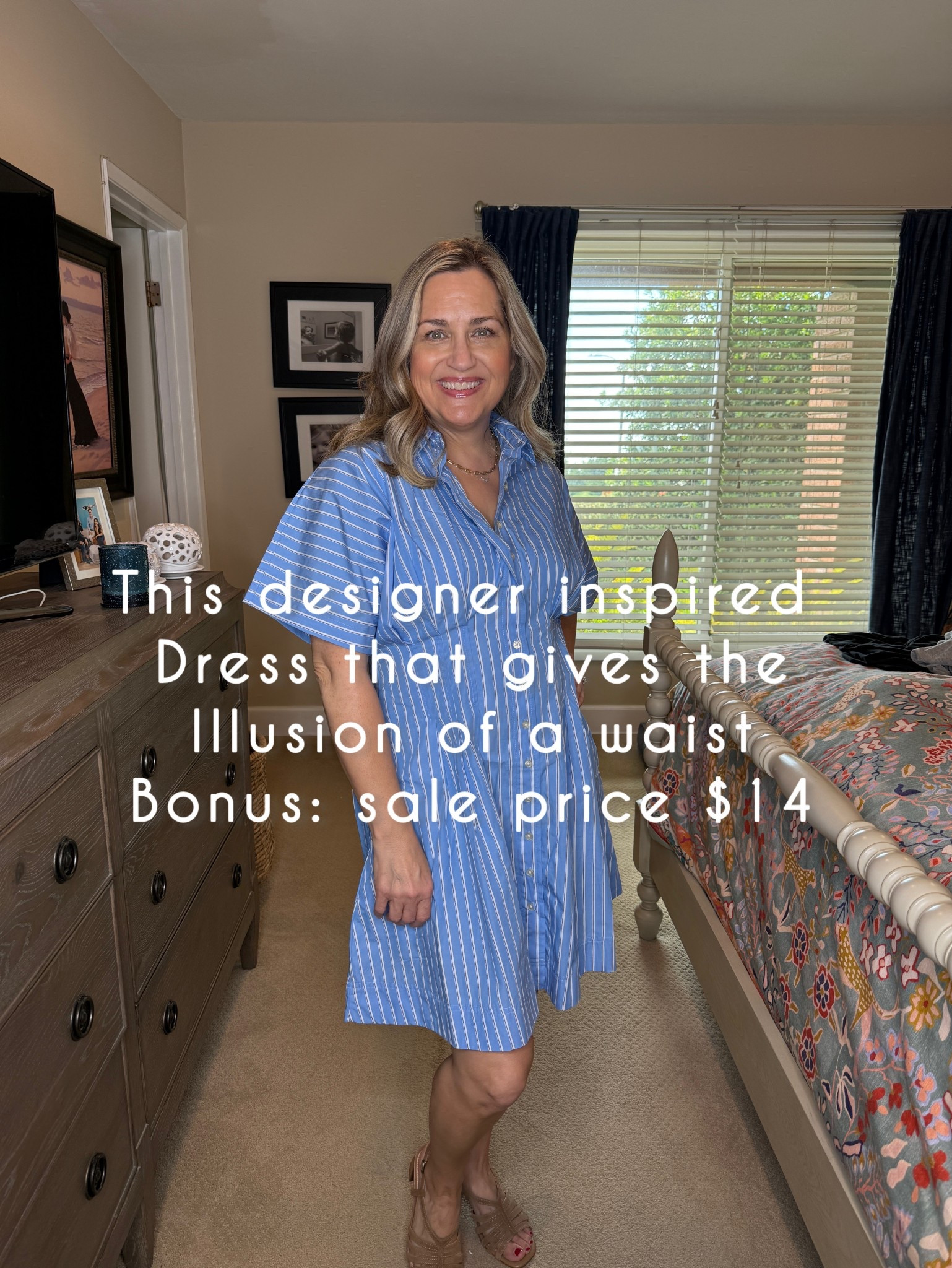 Such a cute dress & comes in green too  

#LTKSaleAlert #LTKOver40 #LTKootd