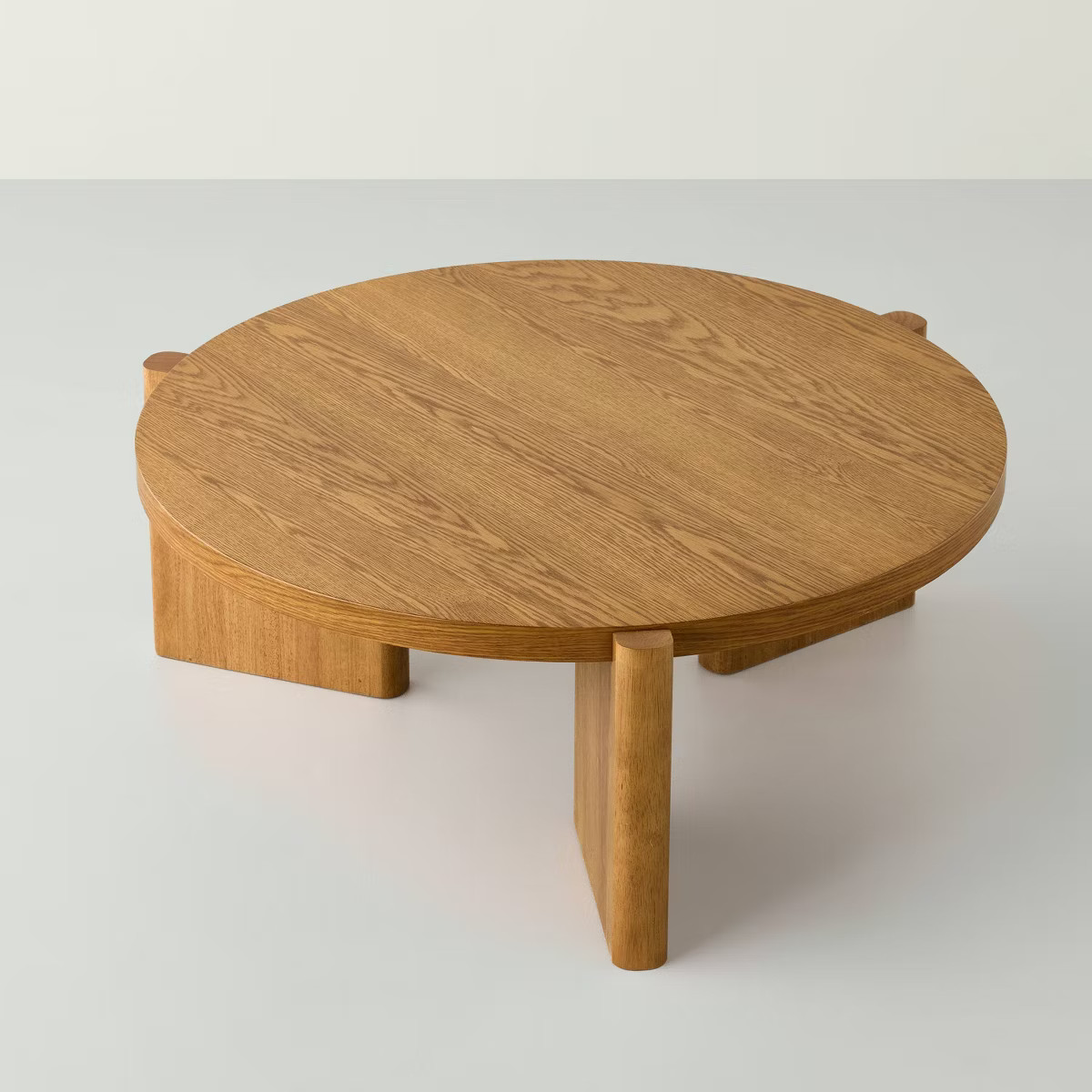 Wood Round Coffee Table Natural - Hearth & Hand™ with Magnolia | Target