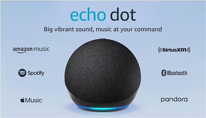 Amazon Echo Dot (5th Gen) | Clearer audio, deeper bass, vibrant smart speaker with Alexa | Charco... | Amazon (US)