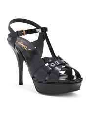 Made In Italy Leather T-strap Sandals | Marshalls